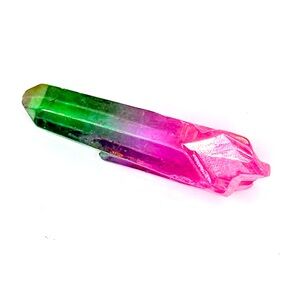Gemstone Pink & Green Aura Heart Chakra Love Quartz Positive Energy Crystals